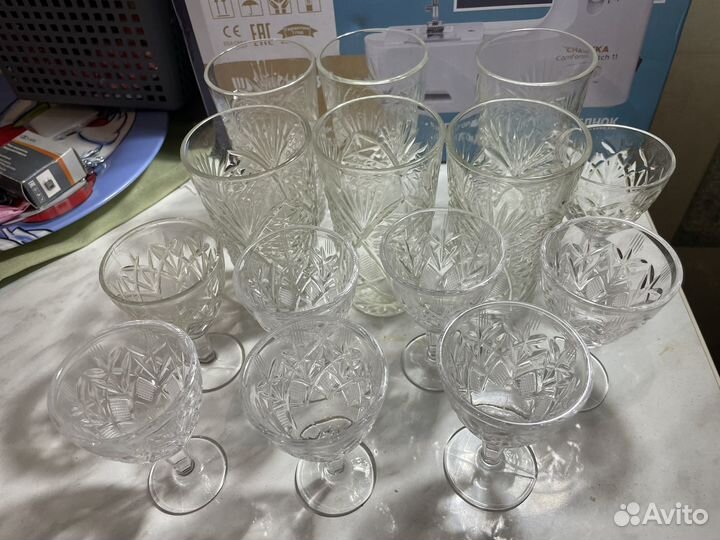 Набор хрустальной посуды СССР