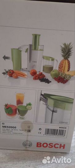 Соковыжималка Bosch MES 20GO