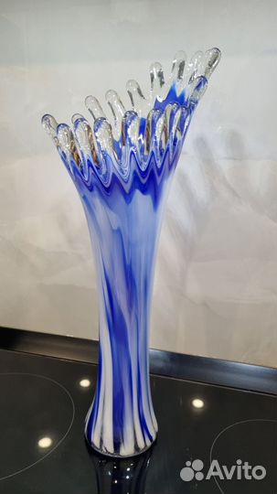 Ваза цветное стекло