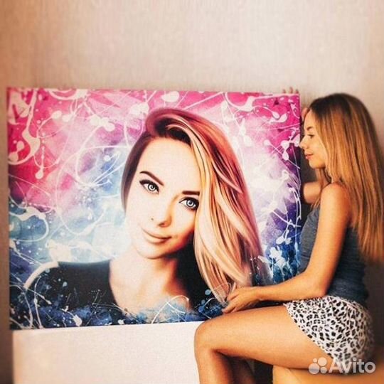 Портрет на холсте по фото в Севастополе