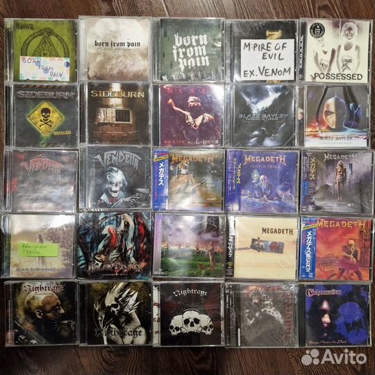 Фирменные CD, лицензионные CD, реплики CD. metal