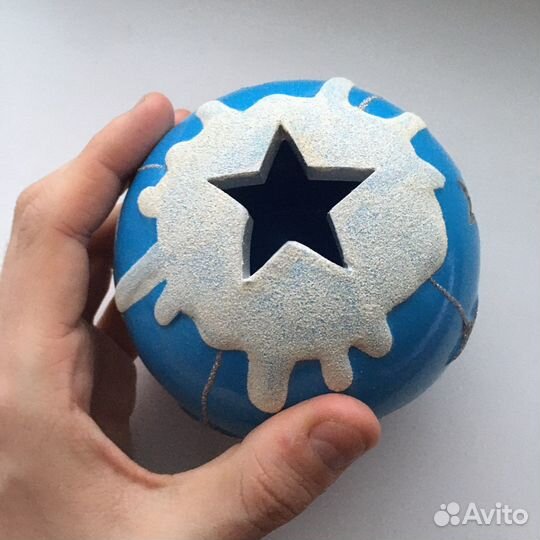 Керамическая горелка для свечи (новогодняя)