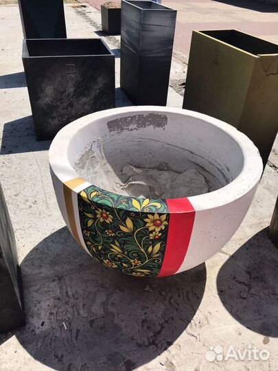 Вазоны Кашпо для цветов. Бетон изделия