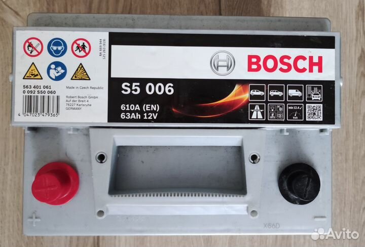 Аккумулятор Bocsh s5 006