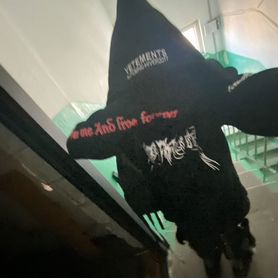 Vetements total darkness hoodie