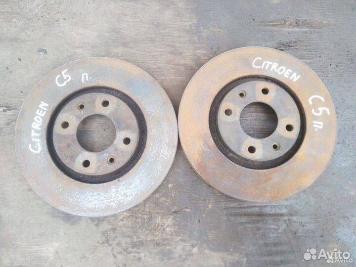 Диск тормозной передний Citroen C5 рест. 2005