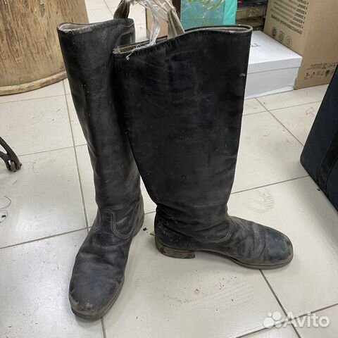 Хромовые яловые сапоги СССР (сзр)