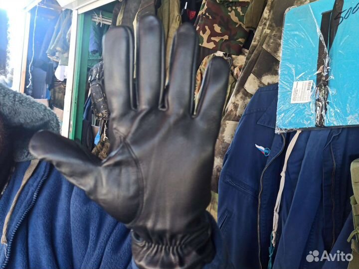Перчатки шевретовые военные ввс вкс