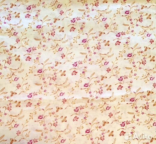 Ткань Ситец тонкий Хлопок СССР 80*400 см