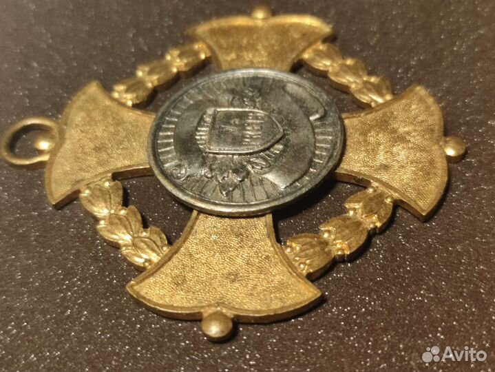 Знак велосипедистов призовой крест велоспорт