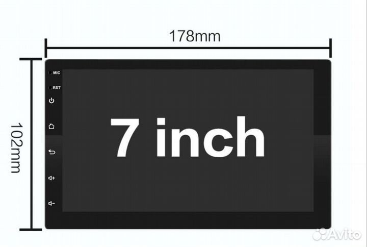 Автомагнитола 2 Din андроид