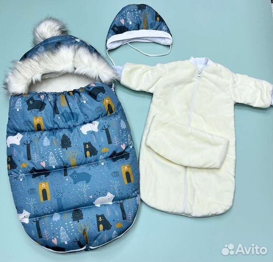 Конверт на выписку зимний