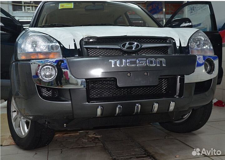 Накладки на передний и зад. бампер Hyundai Tucson