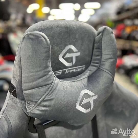 Компьютерное игровое кресло геймерское с массажем