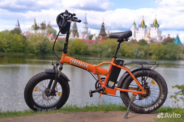 Электровелосипед фетбайк Cyberbike складной