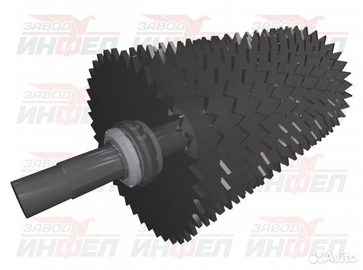 Роторно-дисковый измельчитель комков