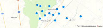 На карте