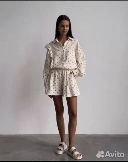 Муслиновый костюм женский