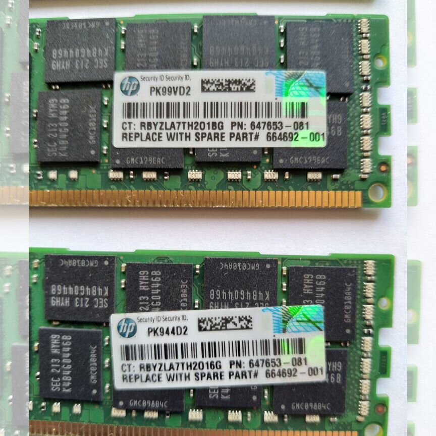 [647901-B21] 16 Gb 1333 Серверная Hp Склад 65 Шт 647901-B21