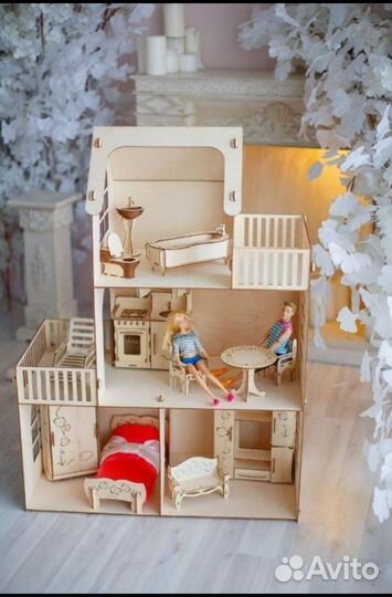 Домик кукольный для Барби большой