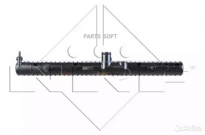 NRF 53861 Радиаторы системы охлаждения двигателей