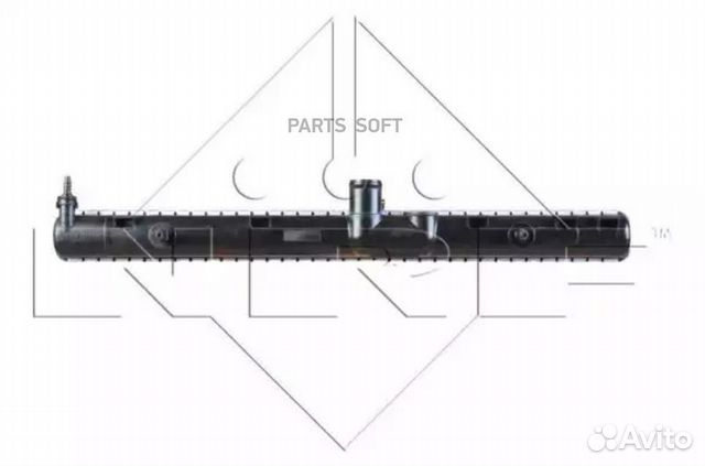 NRF 53861 Радиаторы системы охлаждения двигателей