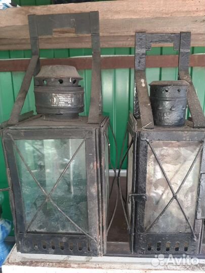 Фонари СССР свечные железно дорожные