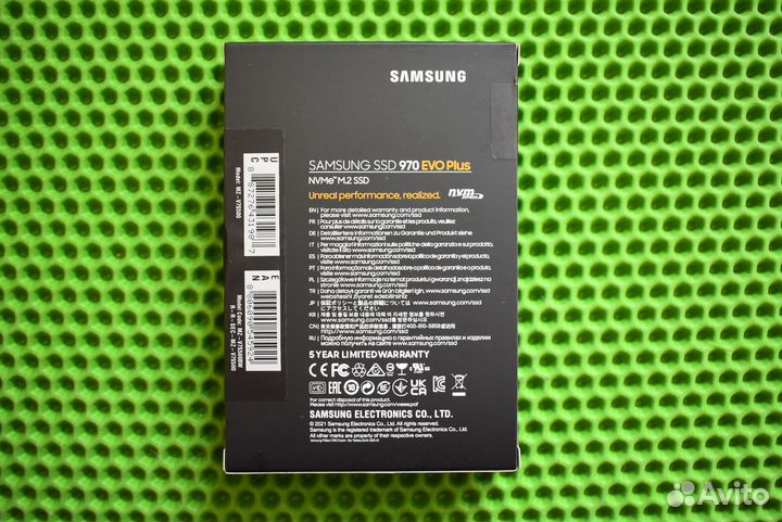 Жесткий диск Samsung 970 EVO plus 500 GB