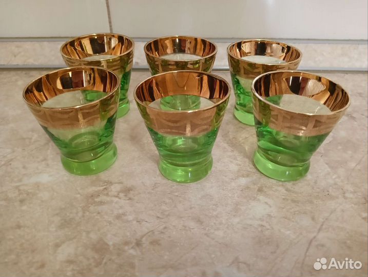 Набор графин и рюмки Чехословакия и СССР