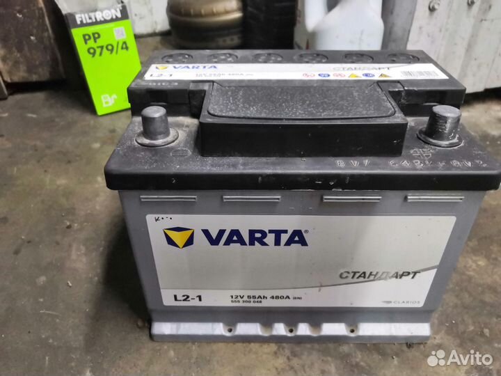 Аккумулятор автомобильный 55ah