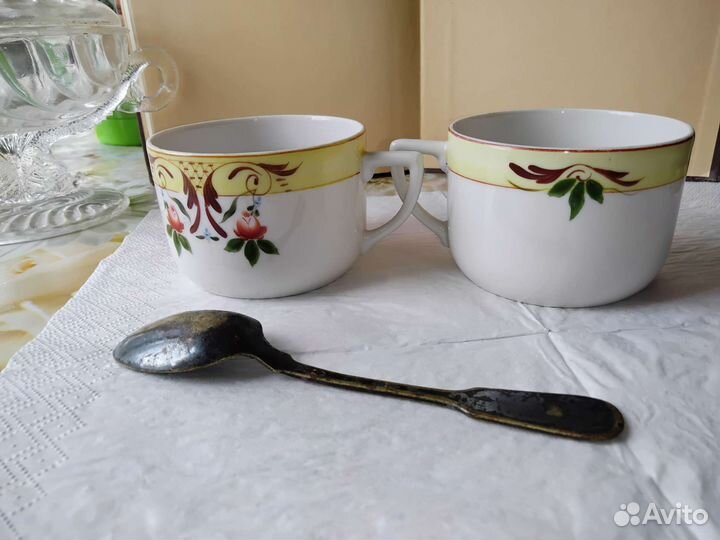 Фарфоровые чашки СССР