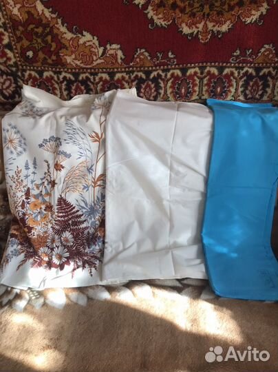 Ткань отрезы хлопок лен СССР