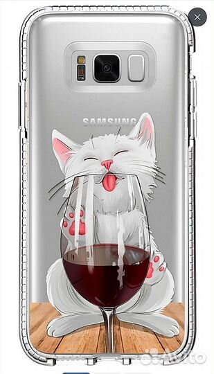 Силиконовый чехол новый на Samsung Galaxy S8 Plus