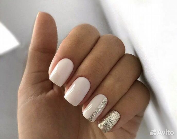 Маникюр+покрытие гель лаком(однотонное)