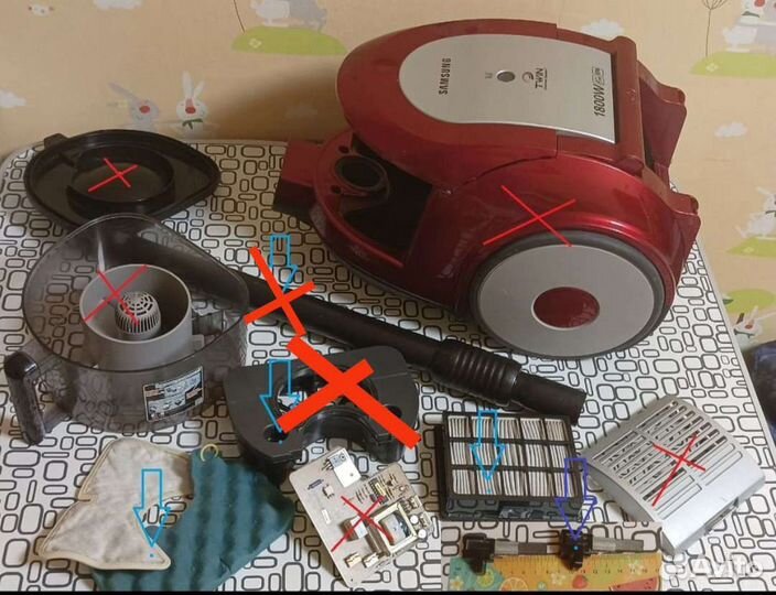 Пылесос Samsung sc 6573 на запчасти