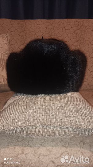 Норковая шапка мужская ушанка