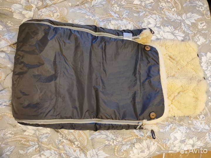 Конверт в коляску из овчины