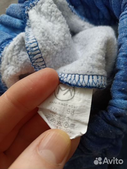 Утеплённые штаны 98 размер
