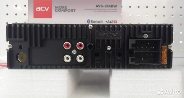 Магнитола AVS-824BW 24 вольта bluetooth, USB, AUX