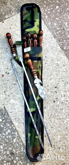 Набор шампуров в чехле