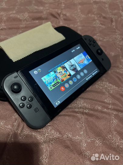 Nintendo switch rev 2 с играми