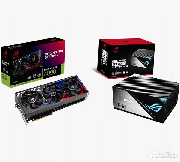 Asus ROG RTX 4090 + Asus ROG 1000W Platinum II
