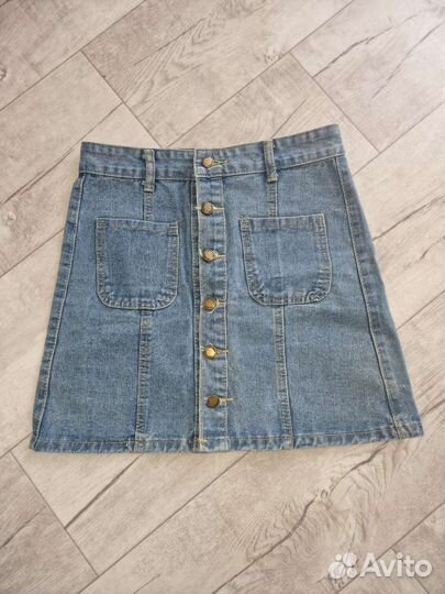 Юбка джинсовая