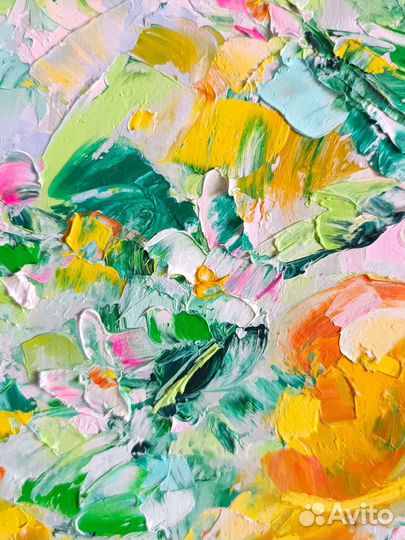 Картина маслом фрукты картина с лимонами