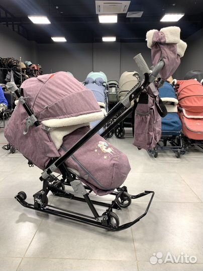 Санки-коляска ника 7-8 premium