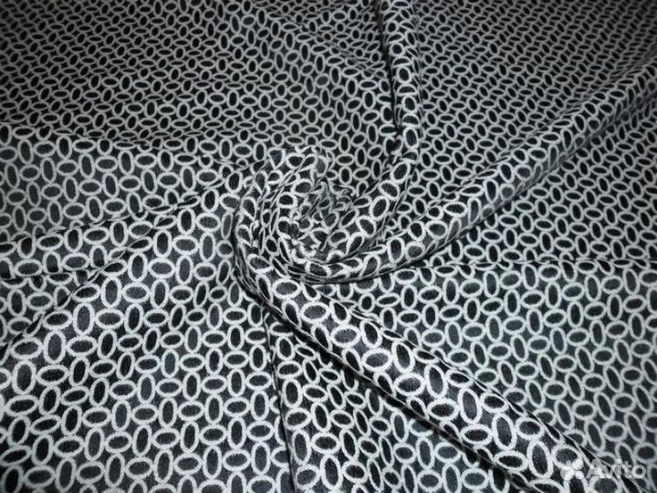 Хлопковый двухсторонний жаккард на летнее пальто