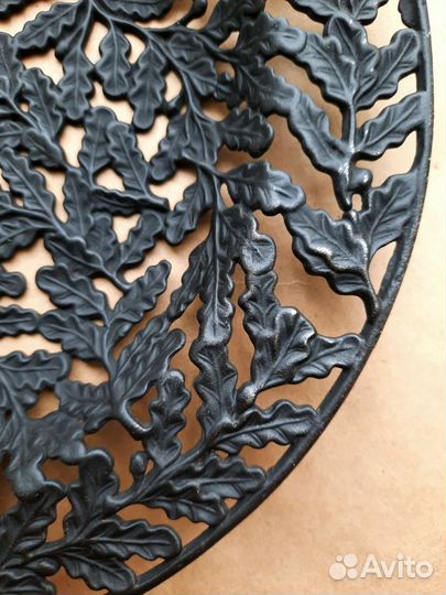 Тарелка ажурная дубовые листья. Куса