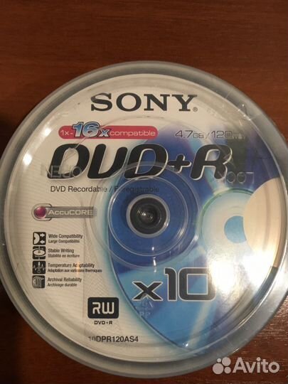 Диски DVD+R