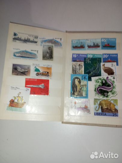 Альбом с почтовыми марками СССР