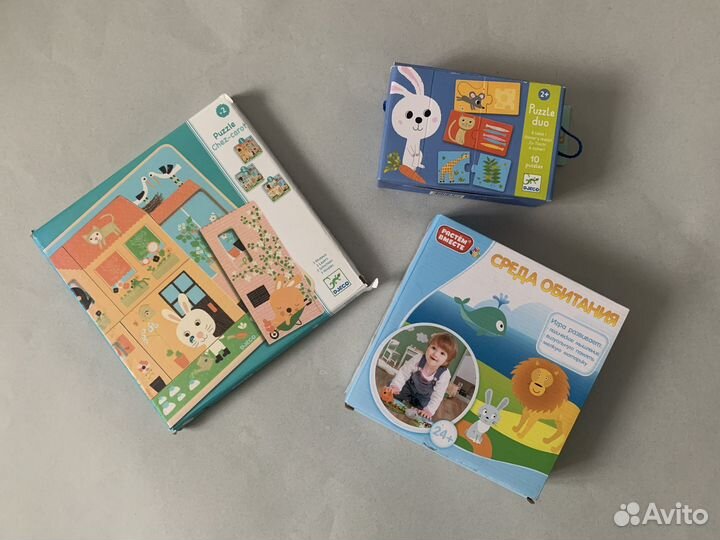 Настольные игры для детей Деревянные пазлы